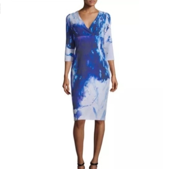 Rene Ruiz Dresses & Skirts - RENE RUIZ WOVEN SHEATH V NECK BODYCON A-LINE DRESS
